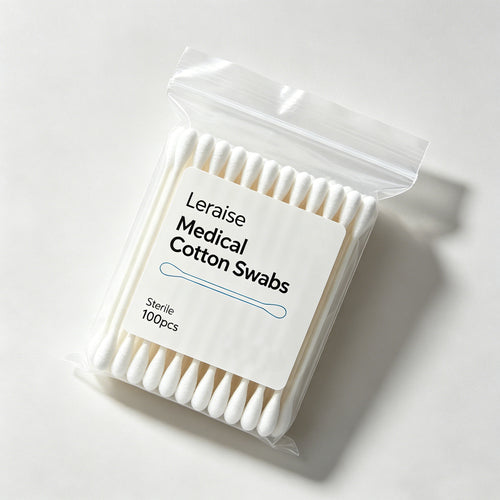 Disposable Medical Cotton Swabs Sterile Wooden Stick Cotton Buds
