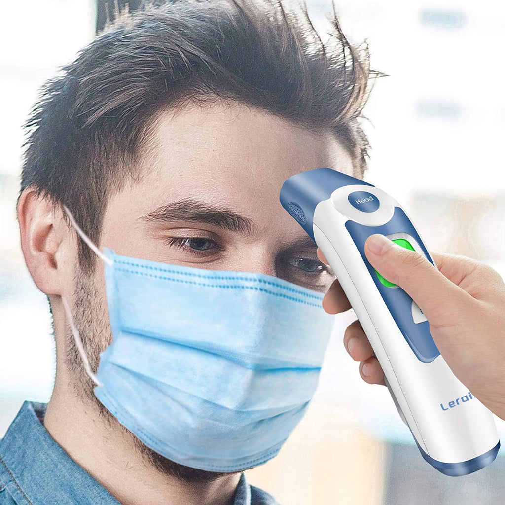 Forehead and Ear Thermometer for Baby, Fast Reading with Fever Alarm & Memories Recal