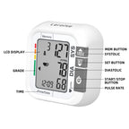 Wrist Blood Pressure Monitor for Home Use, Large LCD Display, 99 x 2 Sets Memory, 1 Carrying Case