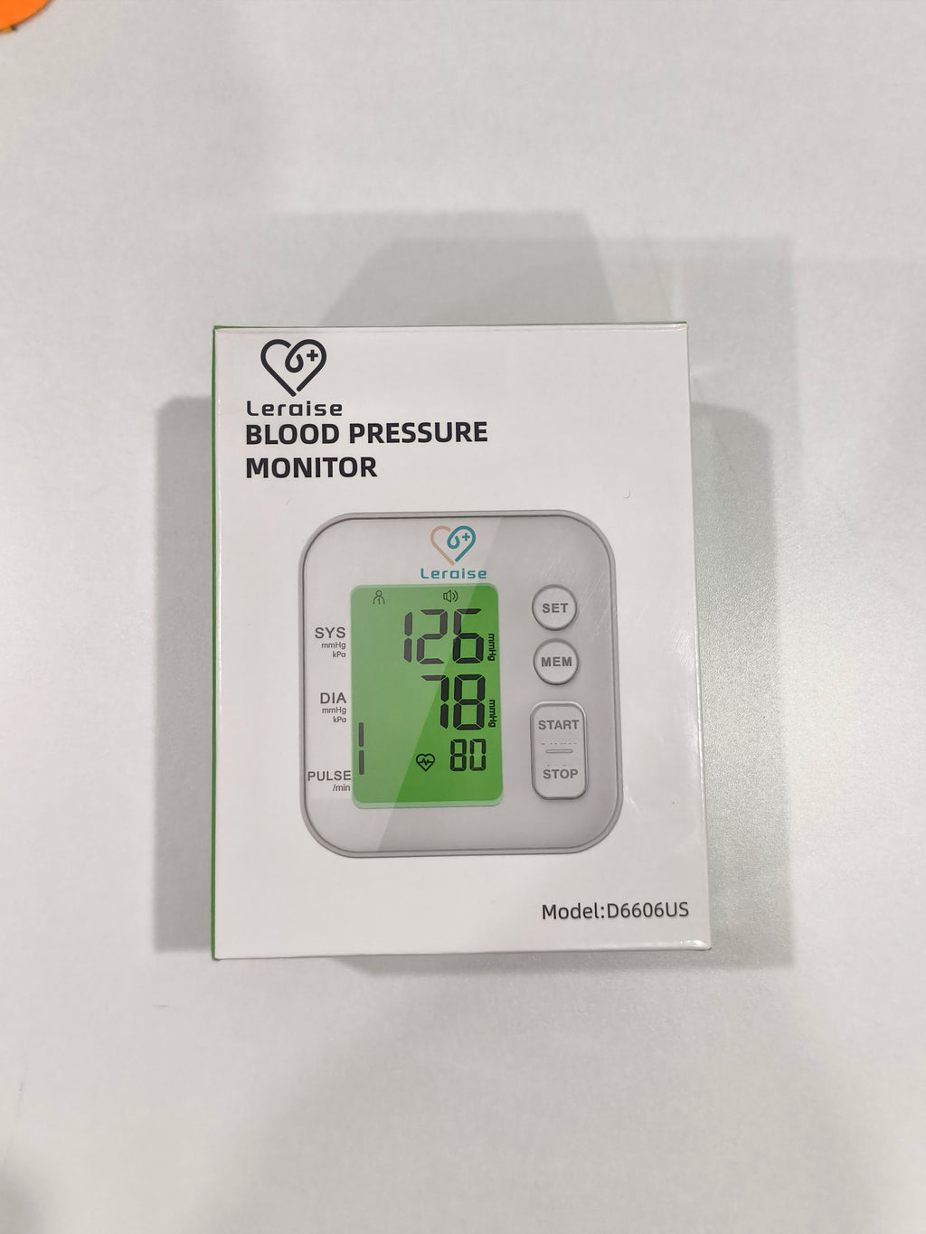 Automatic Arm Blood Pressure Monitor Digital BP Monitor with Large Backlight Display,  Adjustable Cuff, Pulse Rate Monitoring, Home Use Blood Pressure Machine for Elderly