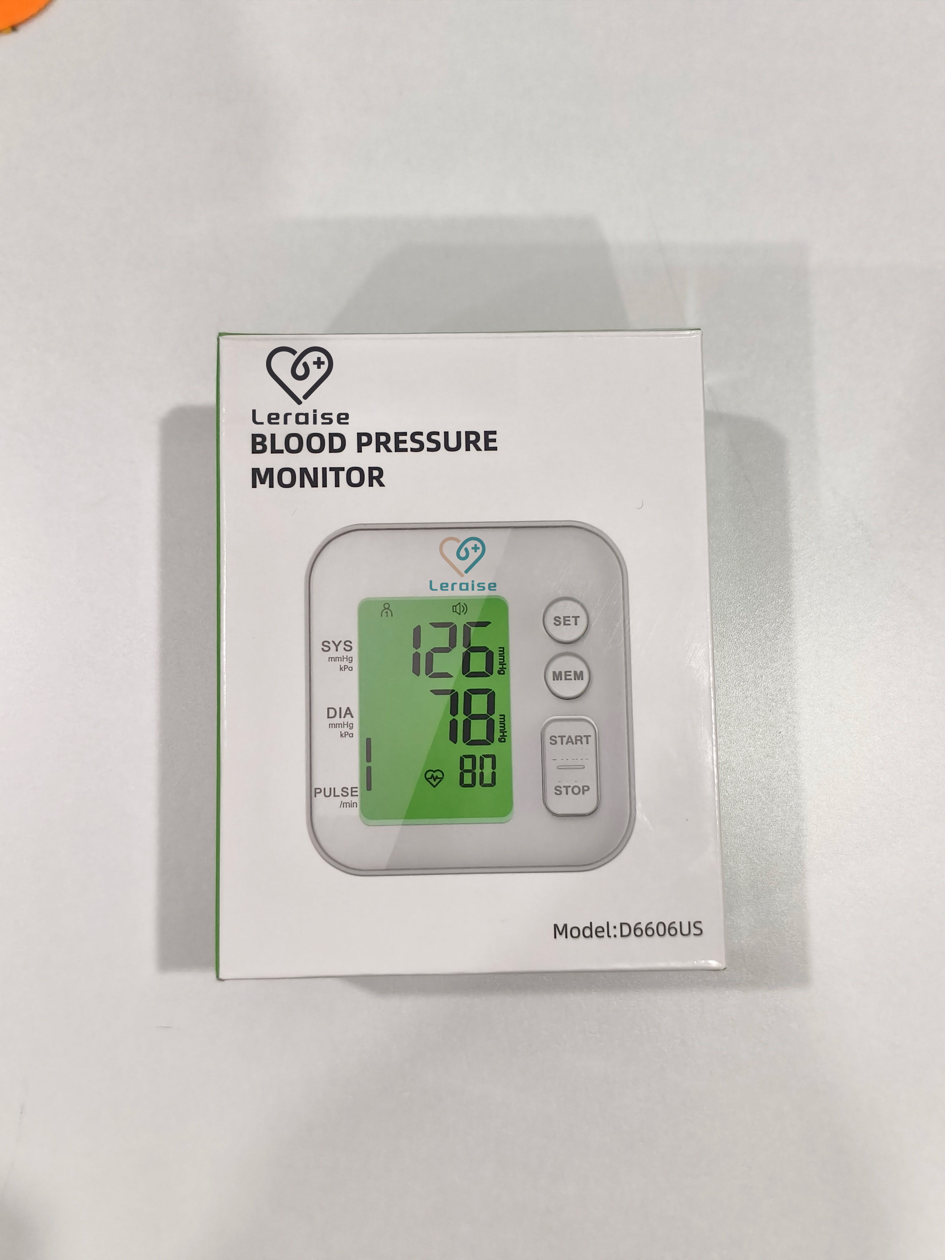 Automatic Arm Blood Pressure Monitor Digital BP Monitor with Large Backlight Display,  Adjustable Cuff, Pulse Rate Monitoring, Home Use Blood Pressure Machine for Elderly