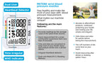 Wrist Blood Pressure Monitor for Home Use, Large LCD Display, 99 x 2 Sets Memory, 1 Carrying Case