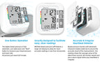 Wrist Blood Pressure Monitor for Home Use, Large LCD Display, 99 x 2 Sets Memory, 1 Carrying Case