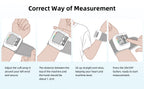 Wrist Blood Pressure Monitor for Home Use, Large LCD Display, 99 x 2 Sets Memory, 1 Carrying Case