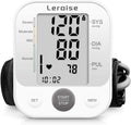 Leraise Automatic Arm Blood Pressure Monitor Digital BP Monitor with Large Backlight Display,  Adjustable Cuff, Pulse Rate Monitoring, Home Use Blood Pressure Machine for Elderly
